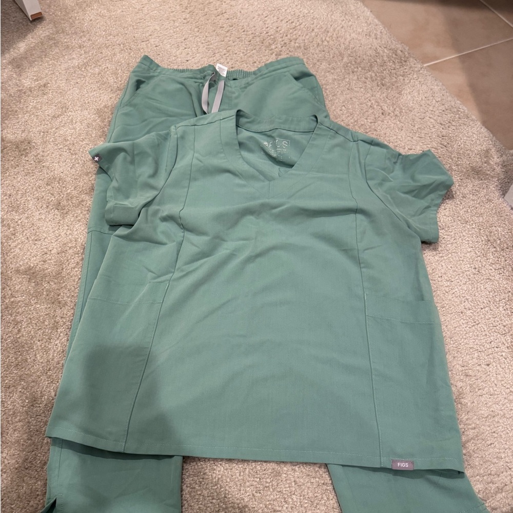 Figs Women Jade Scrub Set M